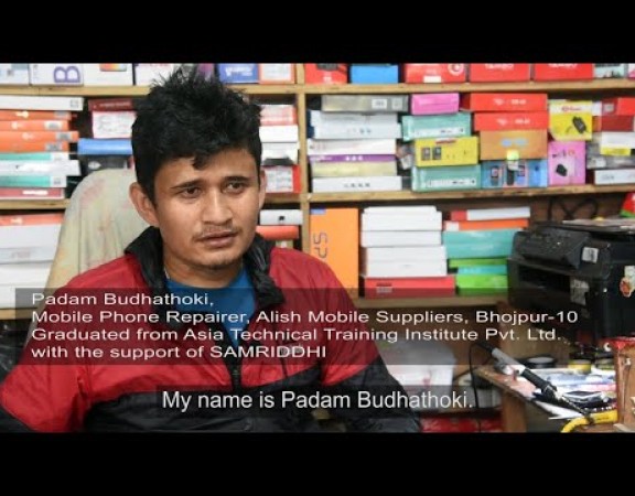 Padam Budhathoki, a VST graduate of II round