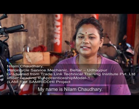 Nilam Kumari Chaudhary, a LAM-1 graduate of I round