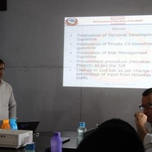 Account Officer Presenting about project