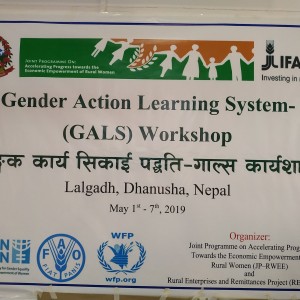 Gender Action Learning System- GALS 2nd Round Training Workshop Lalgadh Dhanusha